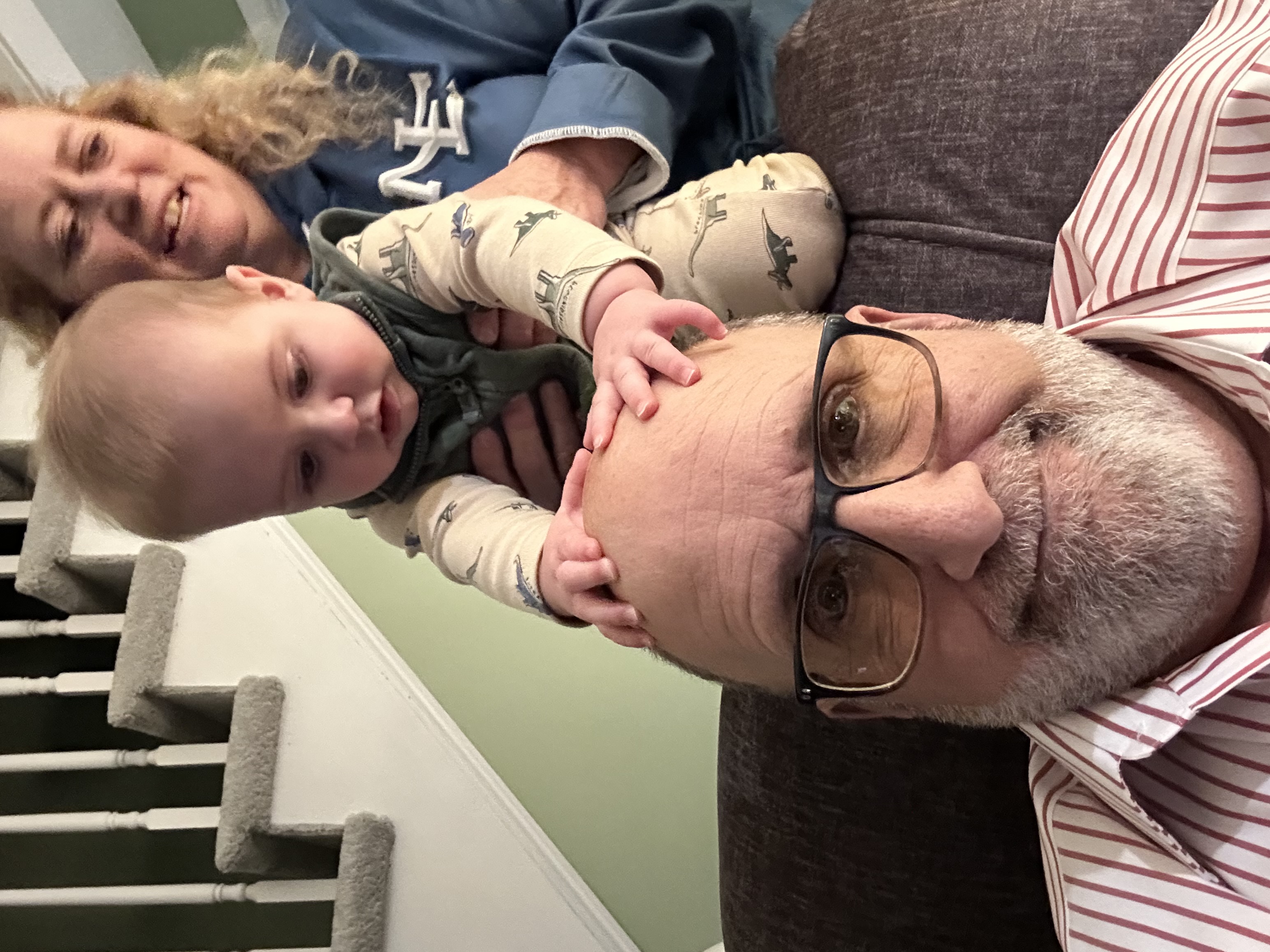 ”Raising Grampy” and Carson’s First Snow!