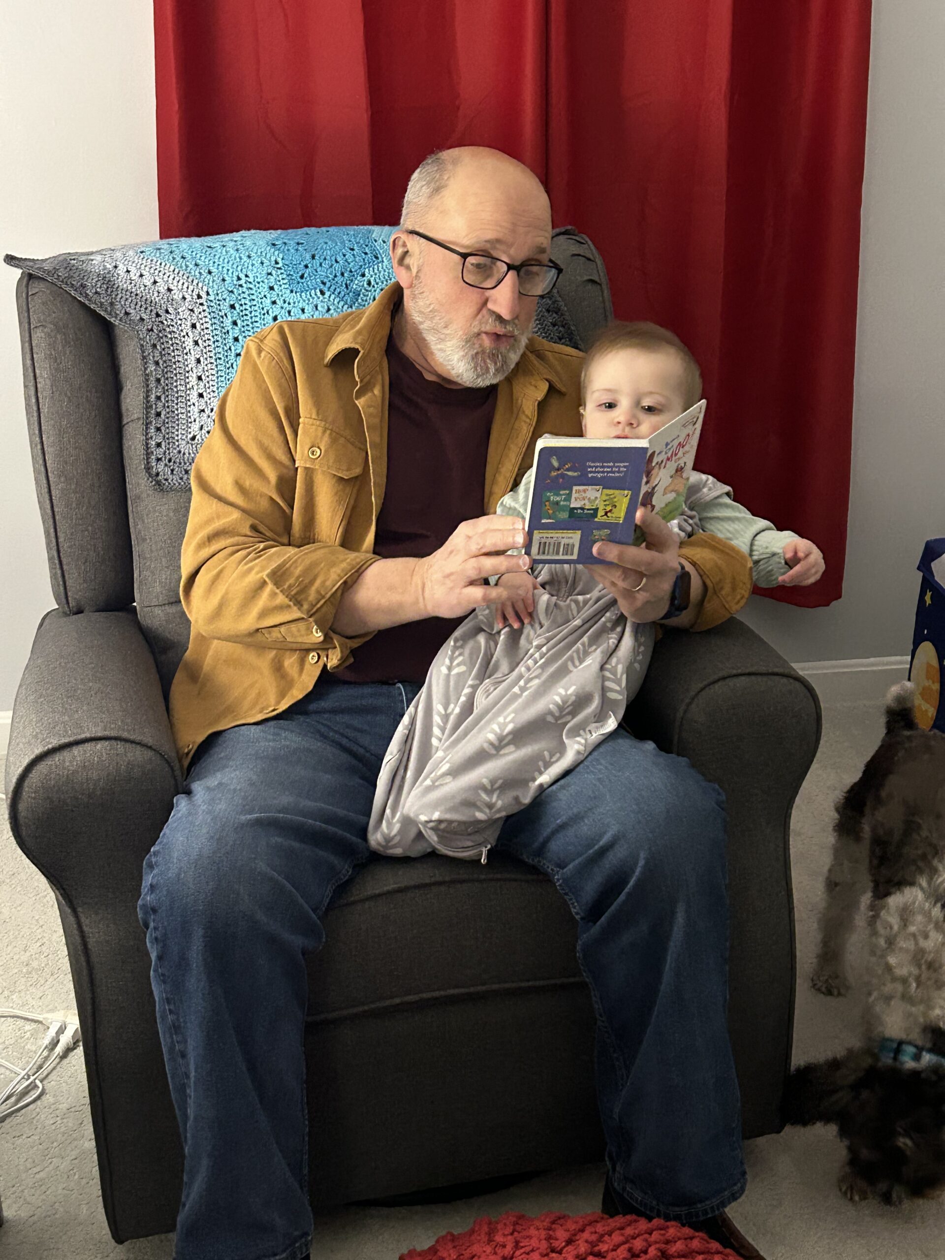 ”Raising Grampy” and Carson’s First Blizzard